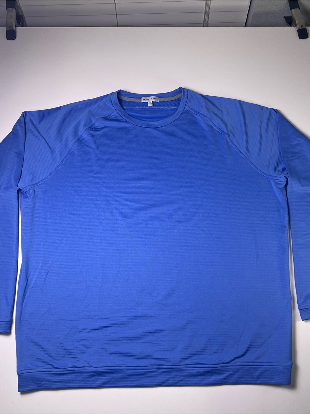Peter Millar Beaumont Performance Crewneck Pullover Blue Men's XXL